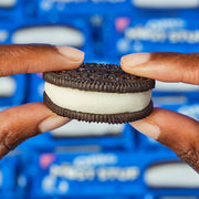 Mega Stuf Chocolate Sandwich Cookies, Family Size D7