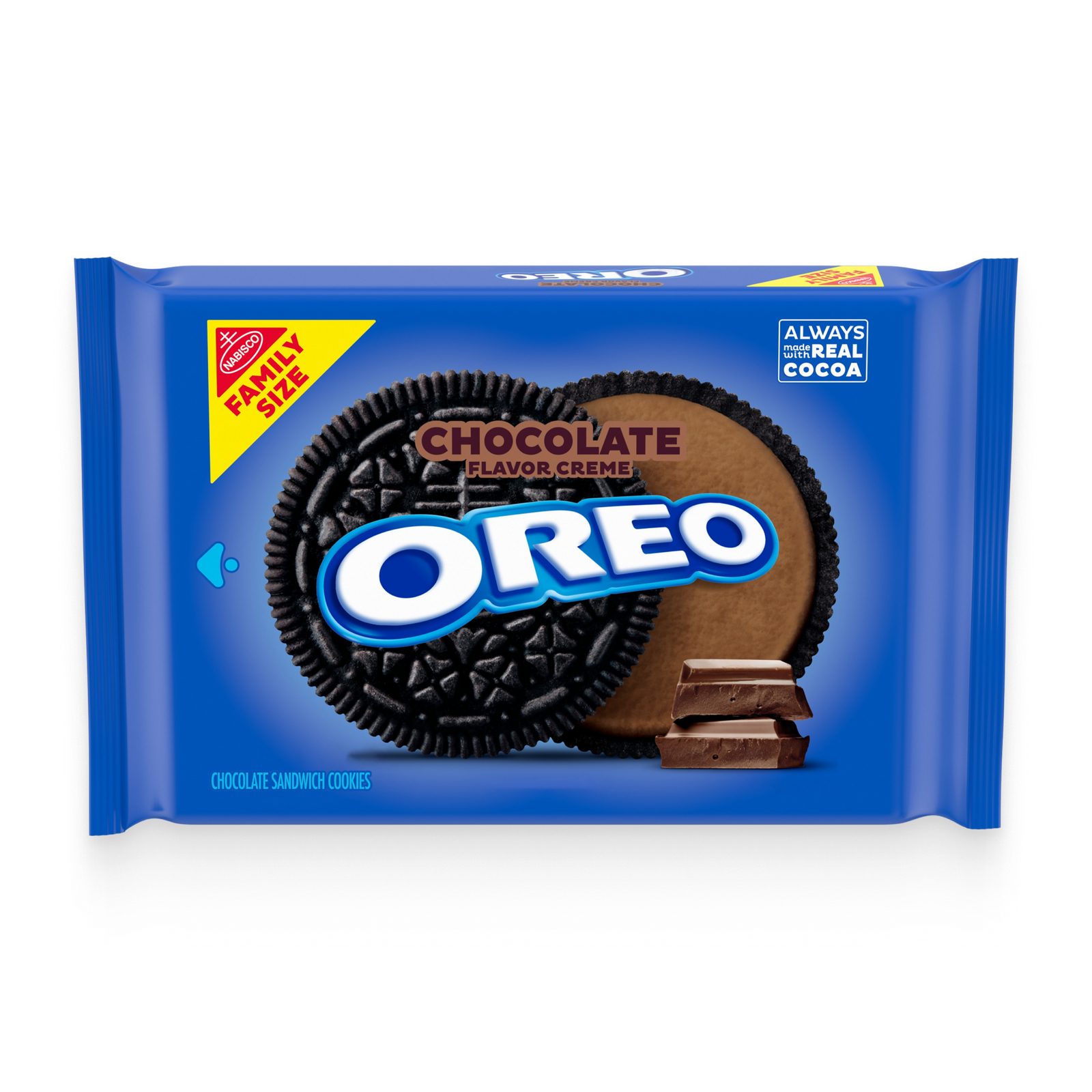 Chocolate Creme Chocolate Sandwich Cookies, Family Size C6