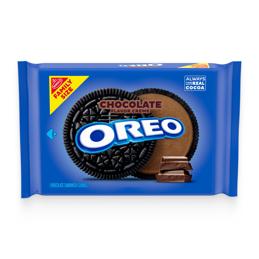 Chocolate Creme Chocolate Sandwich Cookies, Family Size C6