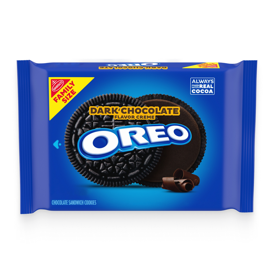 Dark Chocolate Creme Chocolate Sandwich Cookies, Family Size D0