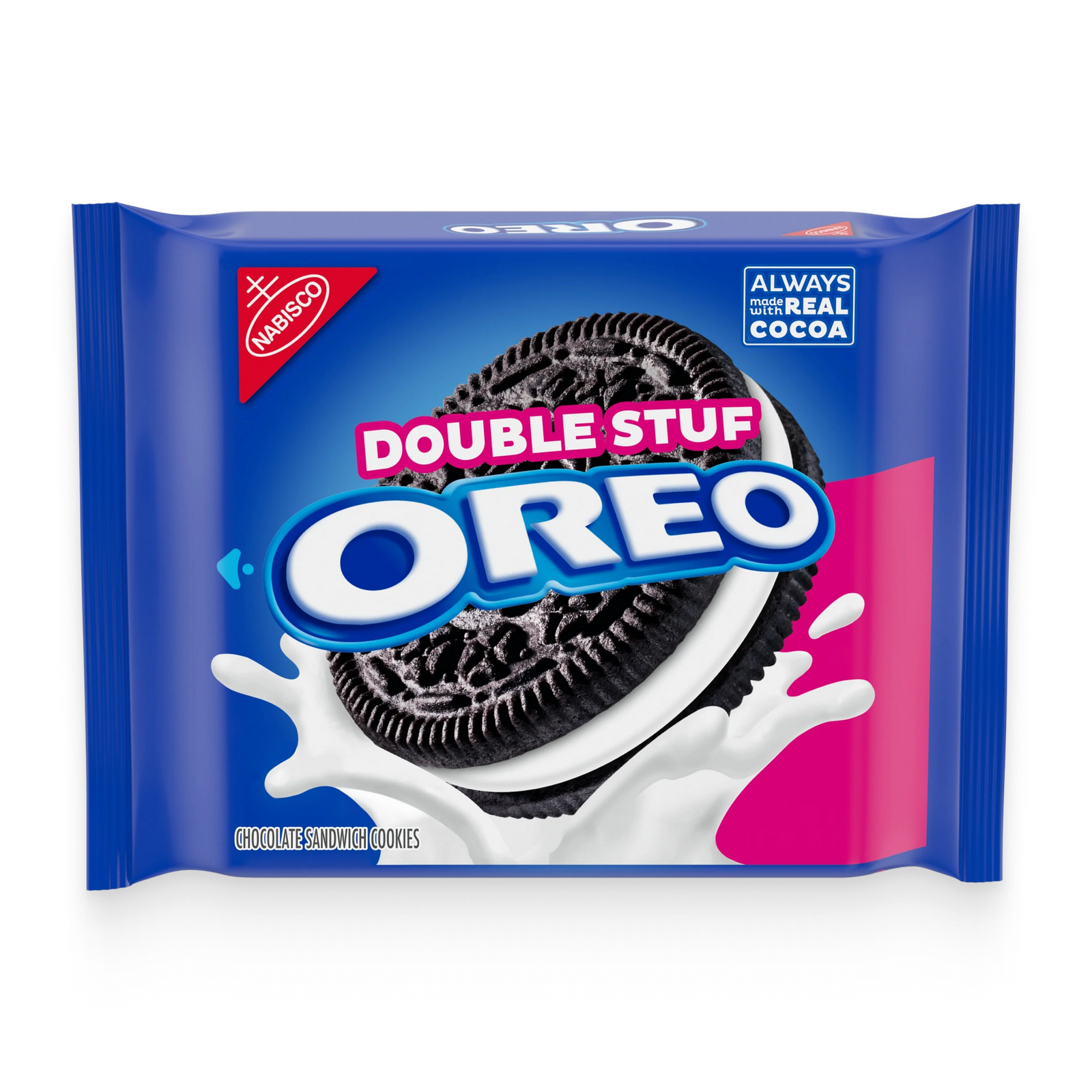 Double Stuf Chocolate Sandwich Cookies, Family Size B2