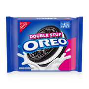 Double Stuf Chocolate Sandwich Cookies, Family Size E8