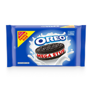 Mega Stuf Chocolate Sandwich Cookies, Family Size D7