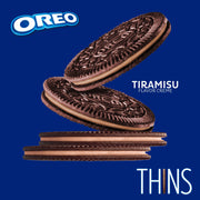 Thins Tiramisu Creme Chocolate Sandwich Cookies, Family Size F5