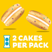 Cakesters Confetti Cake Soft Snack Cakes, Snack Packs, 2 Pack C8