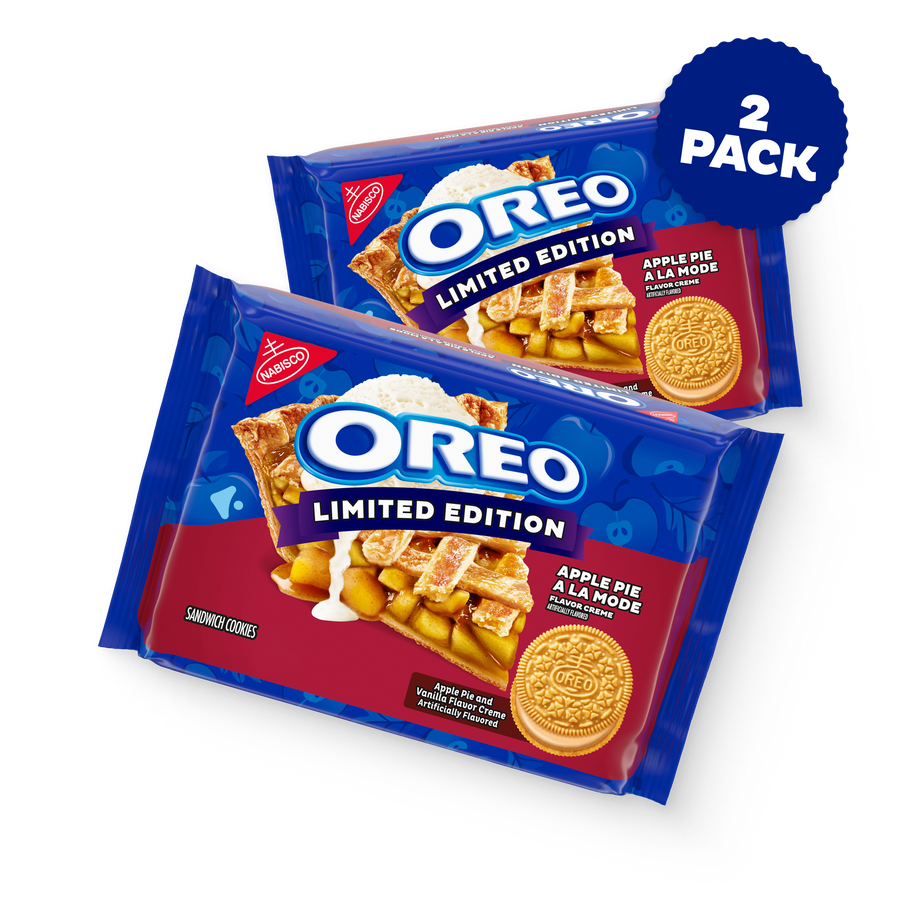 Apple Pie a la Mode Sandwich Cookies, Limited Edition, 2 Pack B9