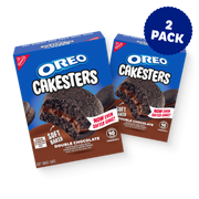 Cakesters Double Chocolate Soft Snack Cakes, Snack Packs, 2 Pack C8