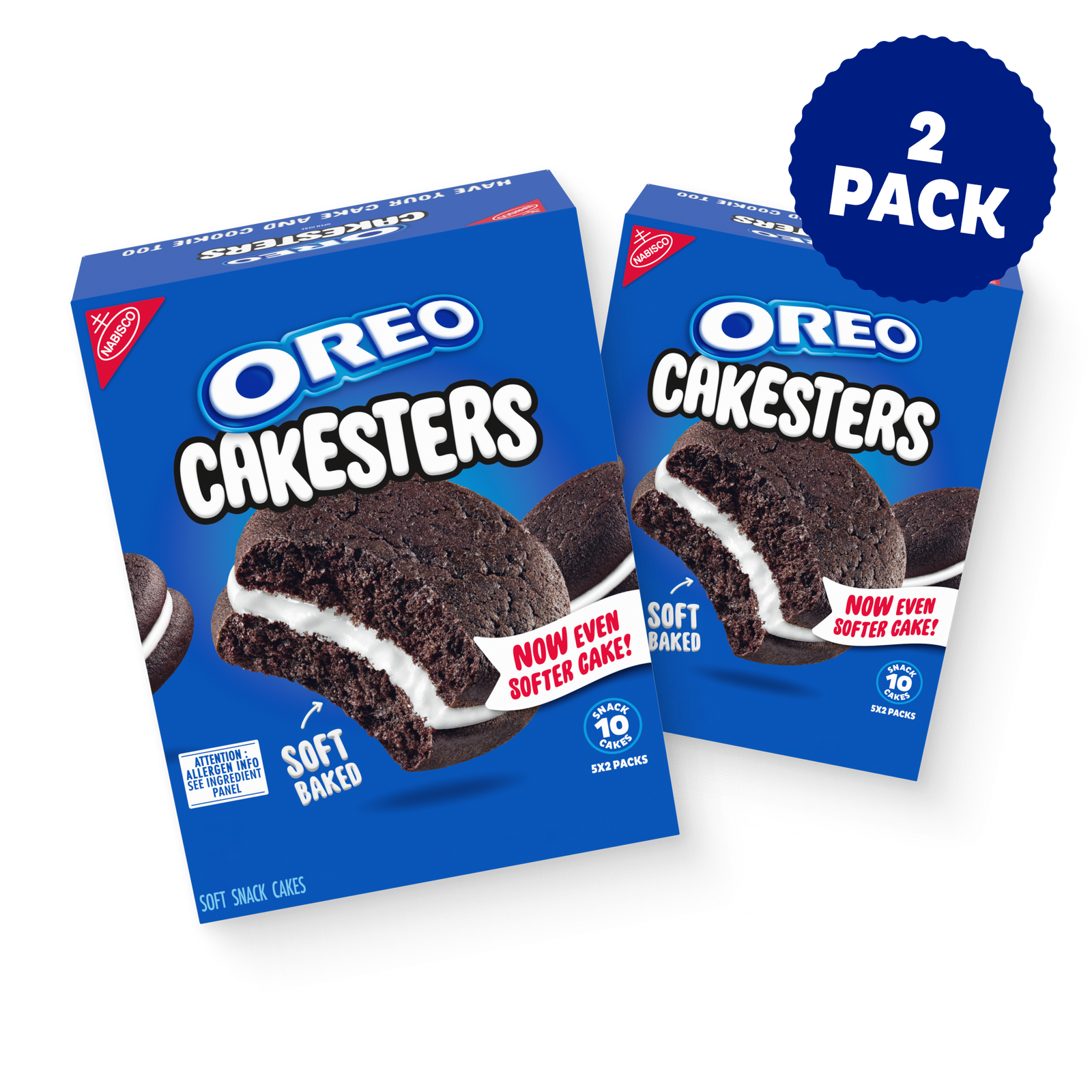 Cakesters Soft Snack Cakes, Snack Packs, 2 Pack A1
