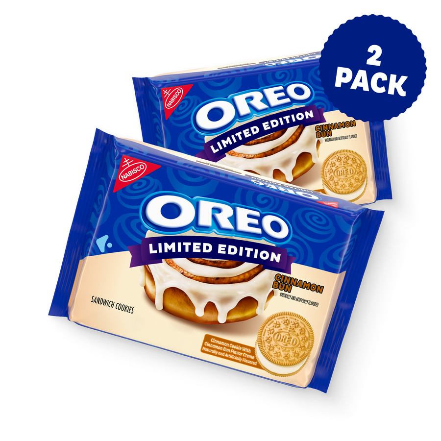 Cinnamon Bun Sandwich Cookies, Limited Edition, 2 Pack F5