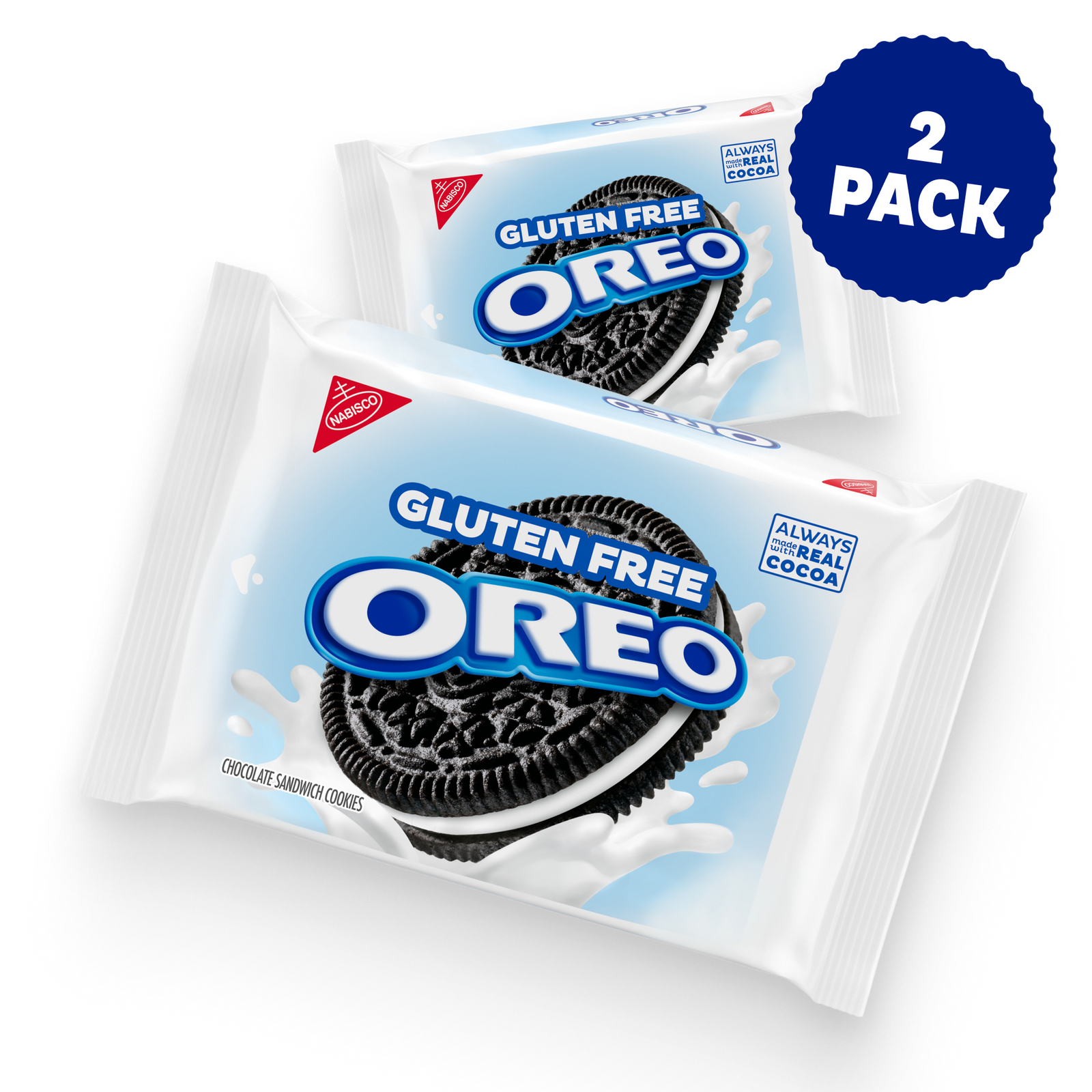 Gluten Free Chocolate Sandwich Cookies, 2 Pack F1