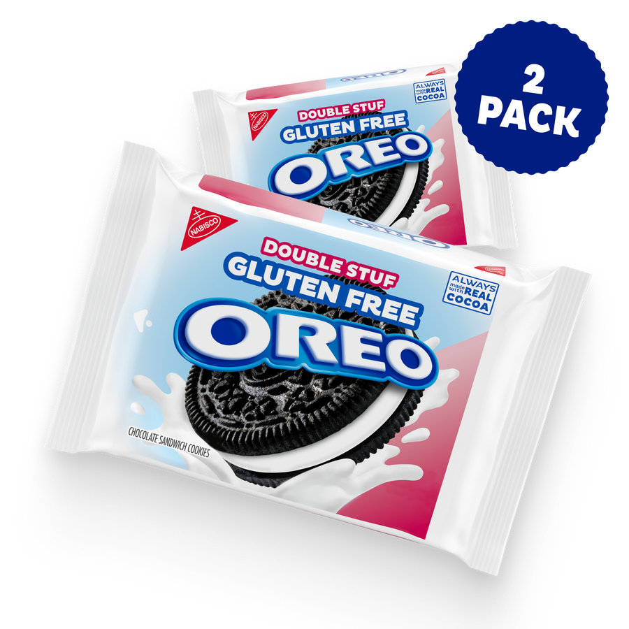 Double Stuf Gluten Free Chocolate Sandwich Cookies, 2 Pack A9
