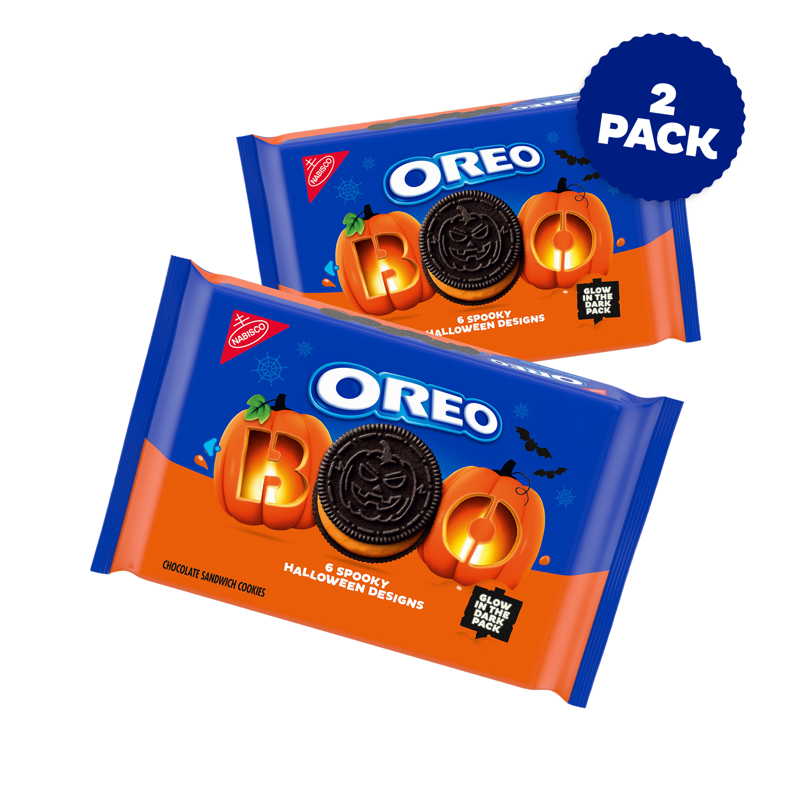 Orange Creme Halloween Cookies, Limited Edition, 2 Pack D8