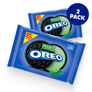 Mint Creme Chocolate Sandwich Cookies, Family Size, 2 Pack E6