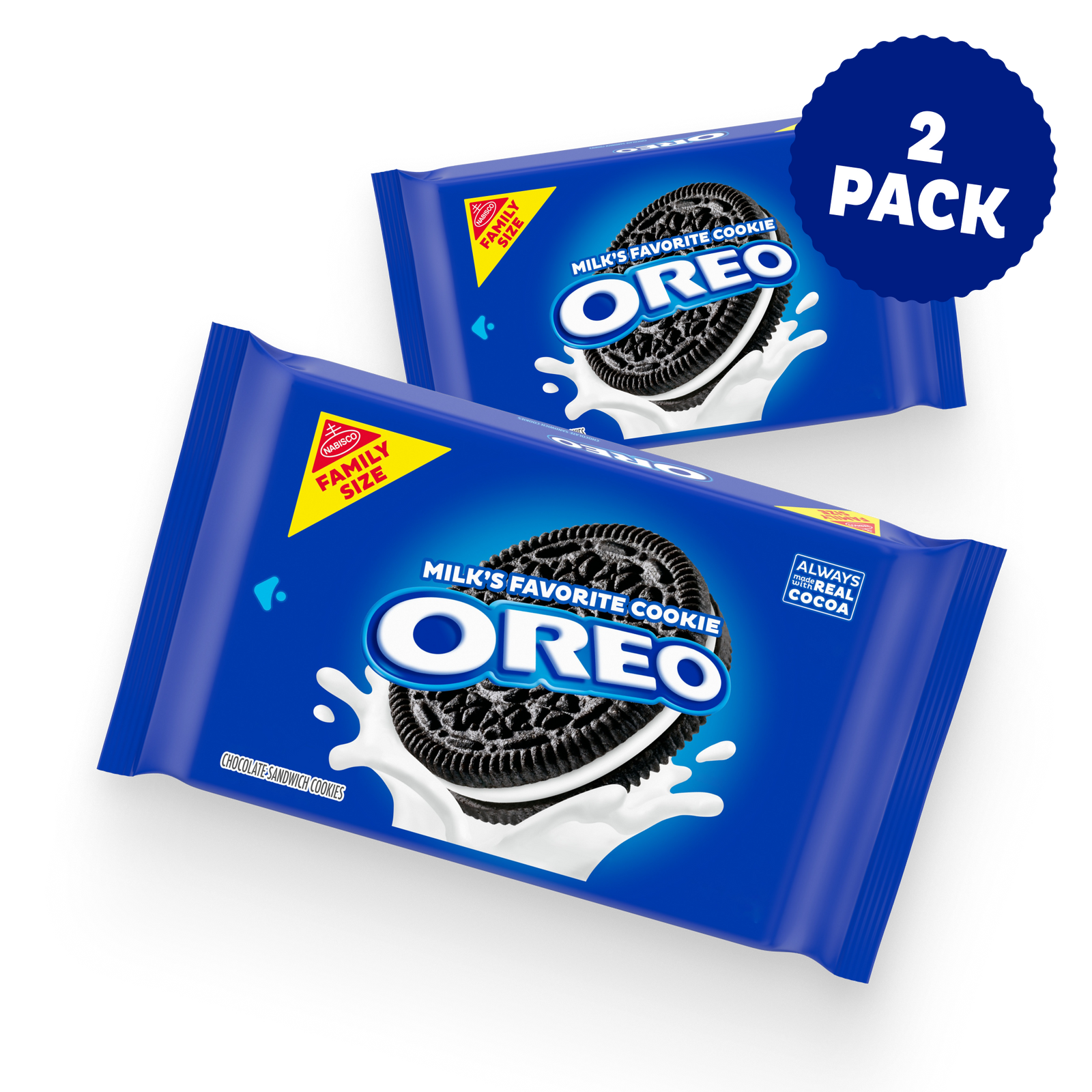 Chocolate Sandwich Cookies, Family Size, 2 Pack D1