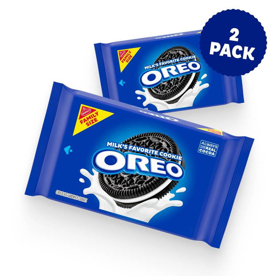 Chocolate Sandwich Cookies, Family Size, 2 Pack D1