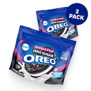 Zero Sugar Double Stuf Chocolate Sandwich Cookies, Snack Packs, 2 Pack E0