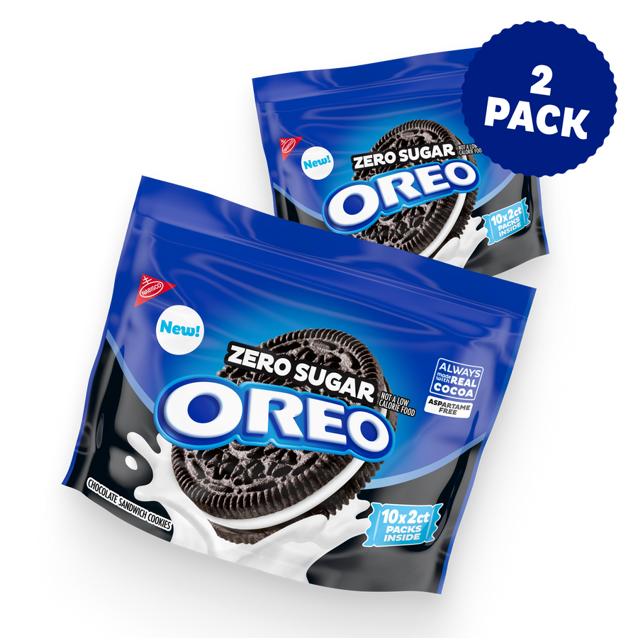 Zero Sugar Chocolate Sandwich Cookies, Snack Packs, 2 Pack E2