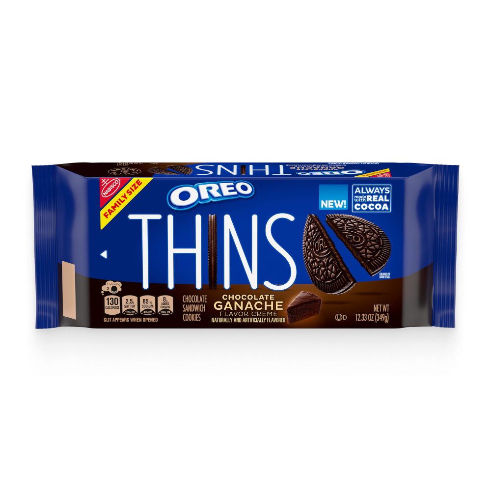 Thins Chocolate Ganache Creme Sandwich Cookies, Family Size D9