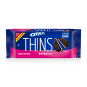 Thins Extra Stuf Chocolate Sandwich Cookies, Family Size C9