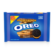 Toffee Crunch Creme With Sugar Crystals Chocolate Sandwich Cookies, Family Size B0