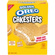 Golden Cakesters Soft Snack Cakes, Snack Packs D0